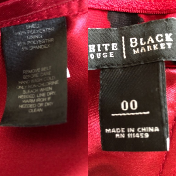 WHBM Red Sleeveless Cheetah Print Dress Size 00 - Picture 6 of 8